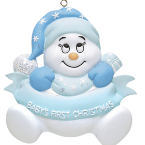 Snow Blue Baby's 1st Christmas