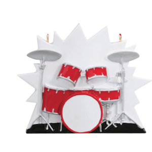 Personalized Drum Christmas Tree Ornament