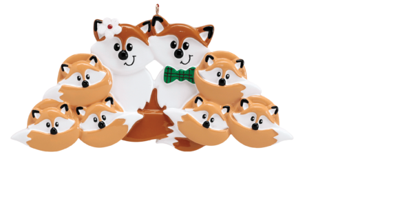 Fox family of 8