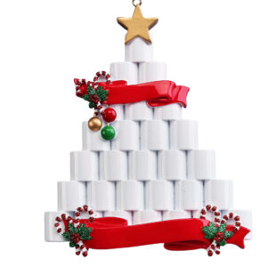 Toilet paper Christmas Tree ornament