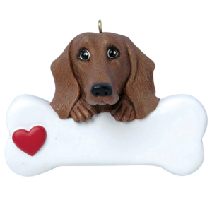 Personalized Dachshund Dog Breed Christmas Tree Ornament