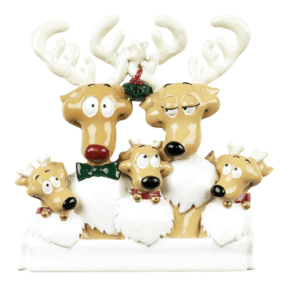 Reindeer Family - 5 Christmas