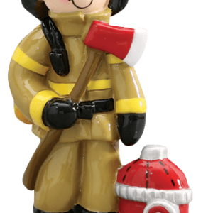 Fireman Christmas Tree Ornament