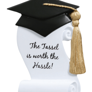 Personalized Tassel Worth the Hassle Christmas Ornament