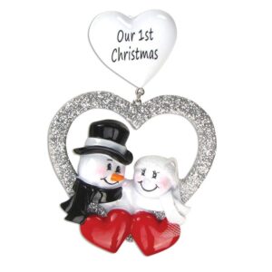 Wedding Personalized Christmas Ornament
