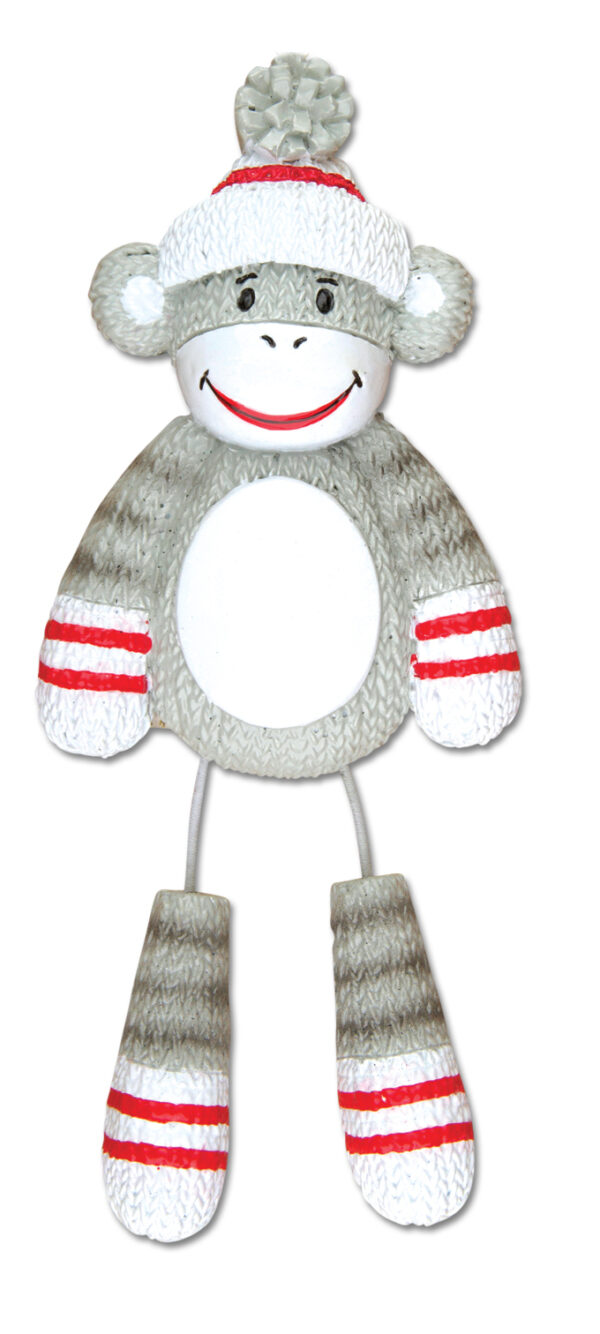 Personalized Sock Monkey Christmas