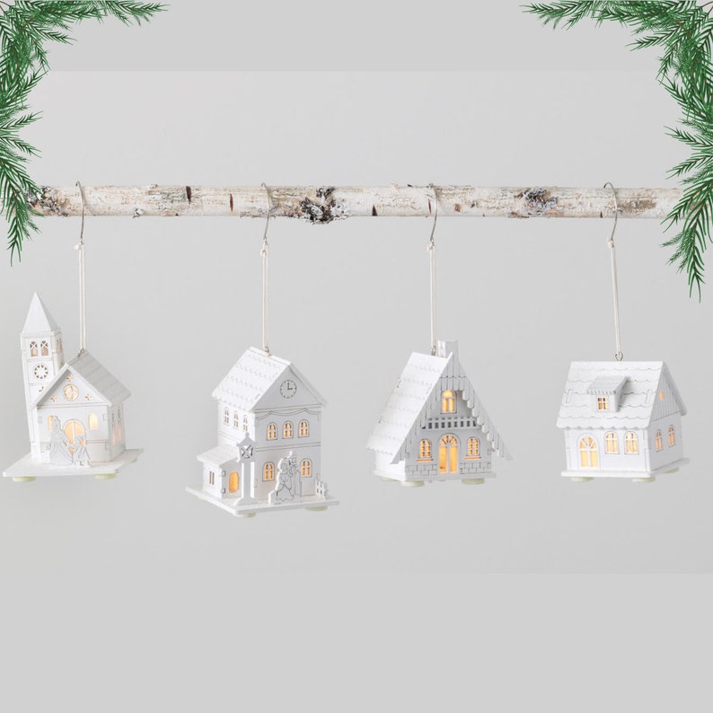 Plywood house ornaments, Wooden house decorations