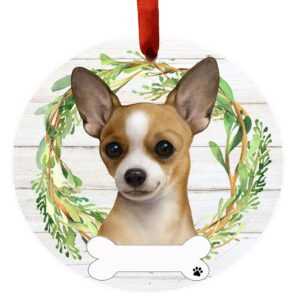Chihuahua Dog Christmas Tree Ornament